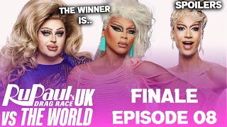 UK Vs The World S2 FINALE Heavy Spoilers  RuPauls Drag Race TOP BOTTOM amp ELIMINATION [upl. by Aiset]