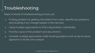 71 Troubleshooting Network [upl. by Iorgos242]