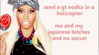 Nicki Minaj ft Parker  Hell Yeah LYRICS [upl. by Anitnahs]