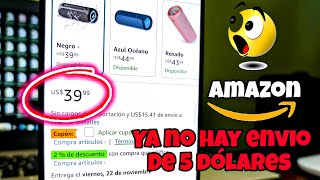 Tarifa plana de Amazon ya no está activa  envío por 5 dólares de Amazon desapareció [upl. by Ahmar]