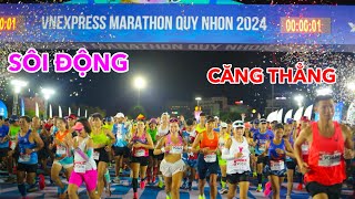 TOÀN CẢNH GIẢI CHẠY VNEXPRESS MARATHON QUY NHON 2024  CÓ VẬN ĐỘNG VIÊN NGÃ XỈU TẠI [upl. by Sayre230]