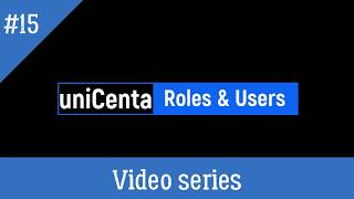 uniCenta oPOS Roles And Users [upl. by Reneta48]