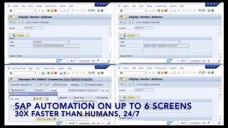 ECTIVE SAP automation Execution on multiple screens in parallel [upl. by Aroon]