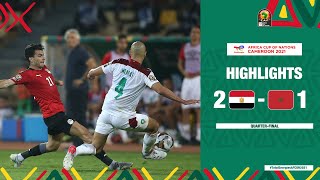 Egypt 🆚 Morocco Highlights  TotalEnergiesAFCON2021 Quarter Finals [upl. by Marchak]