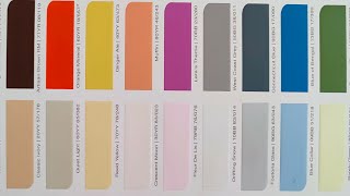 Dulux weathershield colour chart exterior and interior colour combination shade card [upl. by Prima]