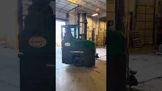 2015 COMBILIFT C6000 6000 LB LP GAS FORKLIFT CUSHION 118180 3 STAGE MAST FORK POSITIONER [upl. by Maybelle]