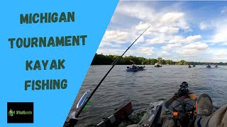 Michigan Tournament Kayak Fishing  Oldtown Sportsman 120PDL [upl. by Daveta280]