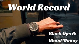 Former World Record Call Of Duty Black Ops 6 Blood Money Speedrun [upl. by Cathrin]