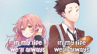 Nightcore  My Heart Will Go On Switching Vocals  Lyrics [upl. by Isabeau]