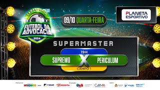 SUPREMO X PERICULUM  CAMPEONATO SUPERMASTER DA ADVOCACIA  09102024 [upl. by Aicenad]