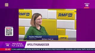 POLITYKA NA DESER  Magdalena Ogórek i Stanisław Janecki 28102024 cz3 [upl. by Janine]