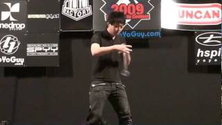 2009 World YoYo Contest 1A Champion Shinya Kido [upl. by Eidnak]