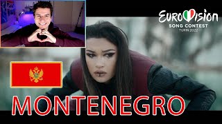 REACTION to MONTENEGRO 🇲🇪 EUROVISION 2022  Vladana  Breathe ❤️ [upl. by Trixi]