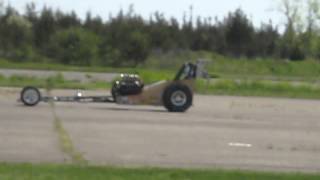 Mopar Slant 6 Dragster vs V8 Dragster [upl. by Harley]