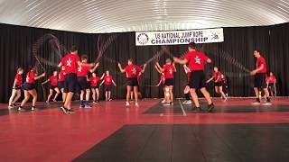 USA Jump Rope All Star Team  Nationals 2018 Performance [upl. by Akkimat445]