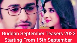 Guddan September Teasers 2023 Starting From 15th September zeeworld guddan update [upl. by Bryana]