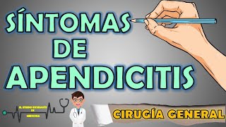 SÍNTOMAS DE APENDICITIS 📝👨🏻‍⚕️ ¡Tienes que Saberlo YA  El Eterno Estudiante de Medicina [upl. by Ylenaj]