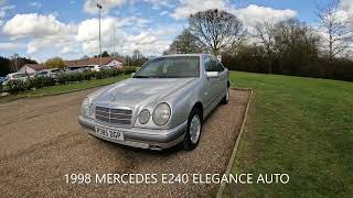 1998 MERCEDES E240 ELEGANCE AUTO [upl. by Descombes]