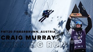 FWT20 Fieberbrunn Austria  Craig Murray Ski Men Winning Run [upl. by Utimer775]