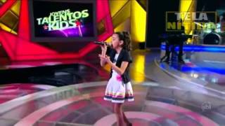 MICHELY MANUELY 10 09 11 Jovens Talentos Kids Raul Gil [upl. by Goldstein]