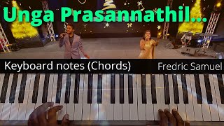 உங்க பிரசன்னத்தில் சிறகில்லாமல் பறக்கிறேன்  Unga Prasannathil Siragillamal  Live Keyboard Chords [upl. by Hallee986]