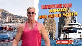 Bodybuilders Epic Encounter with Monaco Yachts🤩💴👏 [upl. by Eanel]