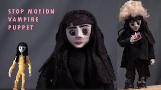 Making a Stop motion VAMPIRE Puppet [upl. by Resarf629]