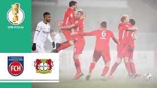 1 FC Heidenheim vs Bayer Leverkusen 21  Highlights  DFBPokal 201819  Round of 16 [upl. by Felecia]