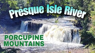 Presque Isle Waterfall Loop  Porcupine Mountains Wilderness State Park [upl. by Bokaj]