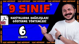 2ünite 📕 Haritalarda dağılışları gösterme yöntemleri 🔴 9SINIF COĞRAFYA  2025 YENİ MÜFREDAT [upl. by Colly]