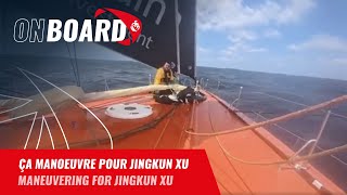 Ça manoeuvre pour Jingkun Xu  Vendée Globe 2024 [upl. by Barina]