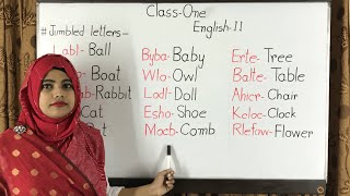 EnglishII Class 1  Jumbled Letters [upl. by Buck]