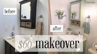 60 BATHROOM MAKEOVER [upl. by Beichner]