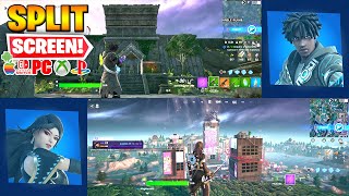 How To SPLIT SCREEN on Fortnite Chapter 4 Season 3 PSXboxPSSwitchMobile 2023 [upl. by Vannie]