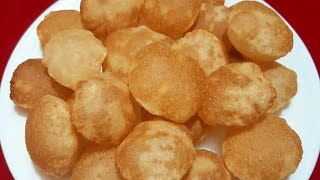 सूजी और गेंहू के आटे से बनाए गारंटी वाले क्रिस्पी पानी पूरी रेसिपी  golgappa  pani puri recipe [upl. by Anifled]