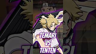 Temari vs Tenten Wind vs Weapons in Naruto Ultimate Ninja Storm  Who Will Dominate [upl. by Eimyaj]