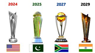 Top 10 Biggest ICC Tournaments in Future [upl. by Asetal]