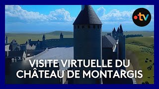 La visite virtuelle du château de Montargis disparu [upl. by Rains]