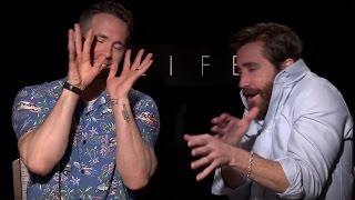 Jake Gyllenhaal amp Ryan Reynolds have the UltimateBromance  Hilarious Interview [upl. by Aenat821]