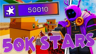 I FINALLY Got 50K STARS in Roblox Arsenal [upl. by Areyk346]