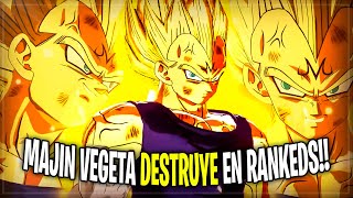 Tiene un DAÑO increíble MAJIN VEGETA DESTRUYE en RANKEDS DRAGON BALL SPARKING ZERO [upl. by Galligan]