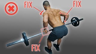 How To PROPERLY Barbell Row For A Bigger Back Stop Making These Mistakes [upl. by Oivaf]