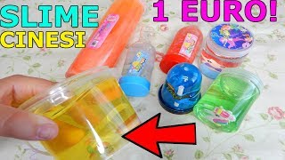 SLIME CINESI COMPRATI AD 1 EURO COME SARANNO iolanda sweets [upl. by Renell561]