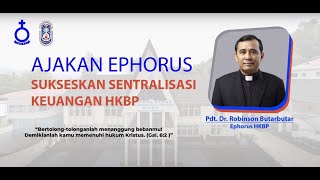 Ajakan Ephorus HKBP Pdt Dr Robinson Butarbutar [upl. by Guerra]