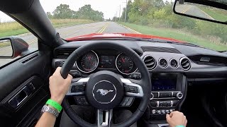 2020 Ford Mustang EcoBoost High Performance Package  POV Test Drive Binaural Audio [upl. by Midan]