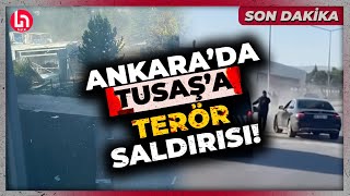 SON DAKİKA Ankarada TUSAŞ tesislerine terör saldırısı İşte ilk görüntüler [upl. by Repip80]