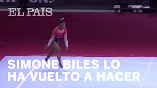 SIMONE BILES logra su QUINTO MUNDIAL de GIMNASIA [upl. by Acsirp]