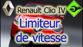 Renault Clio IV  Limiteur de vitesse [upl. by Kcirdorb791]