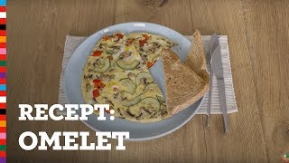 Recept omelet met groenterestjes  Voedingscentrum [upl. by Marlette188]