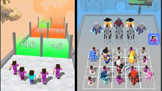 Merge Master Hero Craft 3D Run ⭐ Gameplay Walkthrough [upl. by Neelyad]